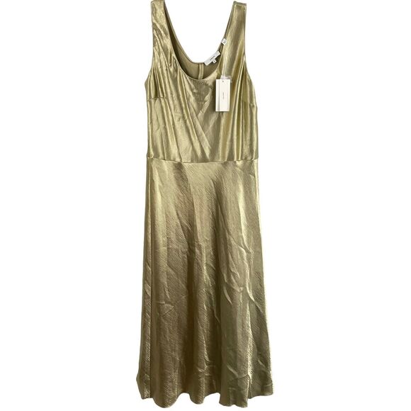 vince gold slip dress Zadie Deep V Maxi Slip Dress In Gold – Infinity Raine